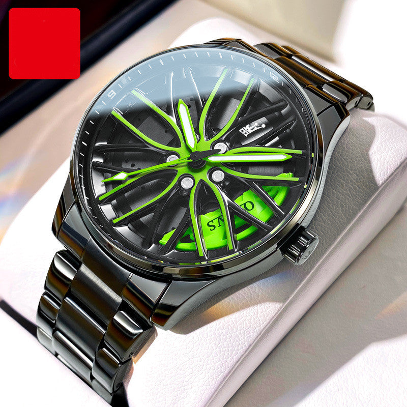 Men's Fashion Hollowed-out Luminous Waterproof Quartz Watch - Trotters Independent Traders