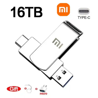 Pen Drive 8TB 4TB High Speed Transfer Metal SSD Drive