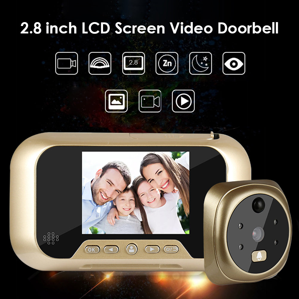 Infrared Night Vision Camera Visual Peephole Doorbell - Trotters Independent Traders