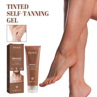 EELHOE Black Lotion, Summer Beach Outdoor Even Tanning Wheat Bronzer Moisturizing Body Lotion