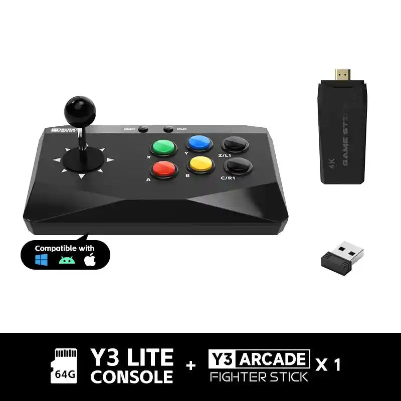 Arcade 4K Video Game Console with Game Arcade Built-in 10000 Games Stick