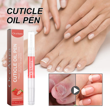 OceAura Cuticle Oil Pen, Hand And Foot Nails Repair Thickening Care Oil Moisten Cleaning To Ashes