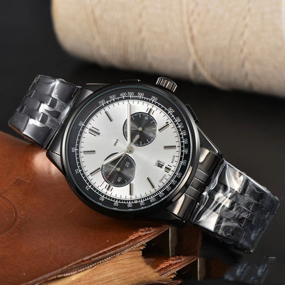 Men's Six-pin High Quality Quartz Steel Strap Watch - Trotters Independent Traders