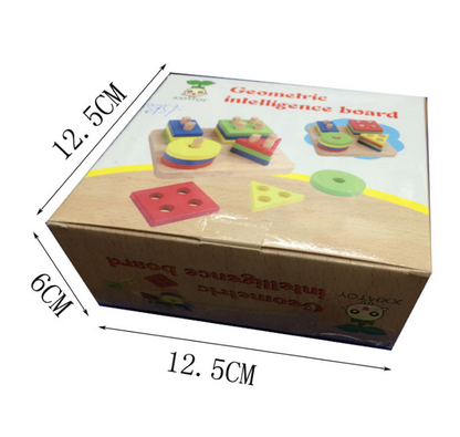 Baby Game Toys Wooden Puzzle Educational Toy - Trotters Independent Traders