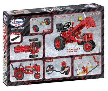 Technic Classic Tractor Buidling Set, 302 Pieces Retro Tractor Toy Building Kit, Creative Gift - Trotters Independent Traders