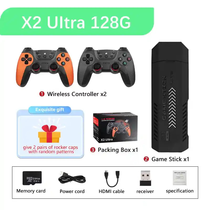 Ultra Video Game Stick Console 4K HD30000 Games 128G Retro Games