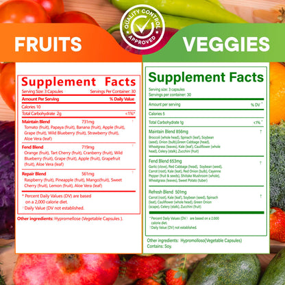 Fruits and Vegetables capsules