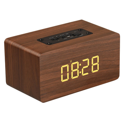 Clock Version Wooden Bluetooth Speaker - Trotters Independent Traders