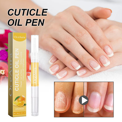 OceAura Cuticle Oil Pen, Manicure Moisturizes And Softens Cuticles To Reduce Breakage Thickening Brightening Nails