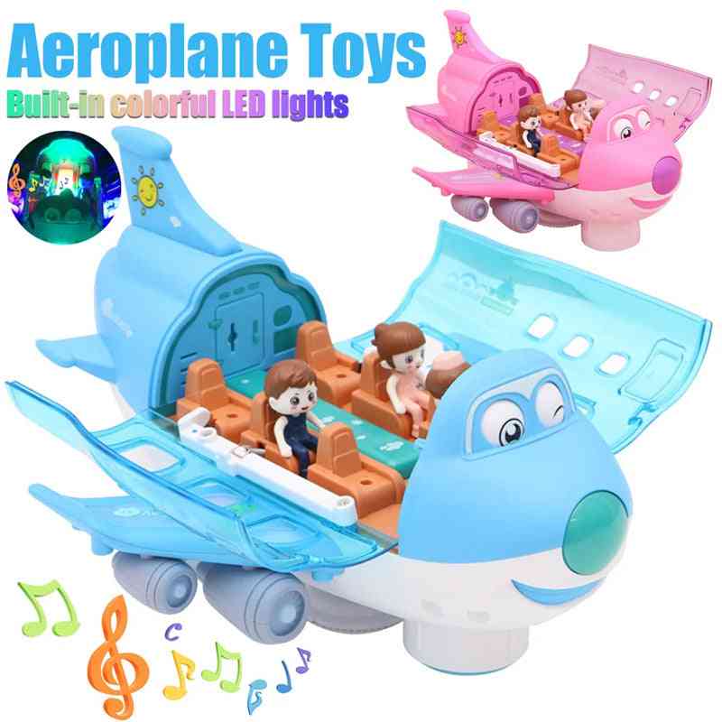 360 Rotating Electric Plane Airplane Toys For Kids