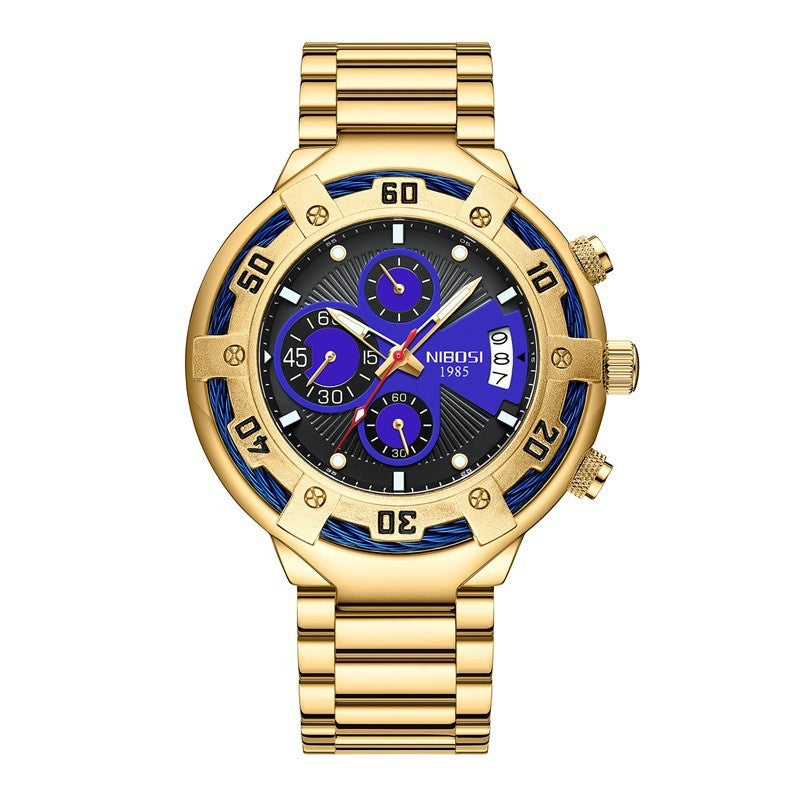 New Multi-functional Men's Watch Fashion Quartz Watch