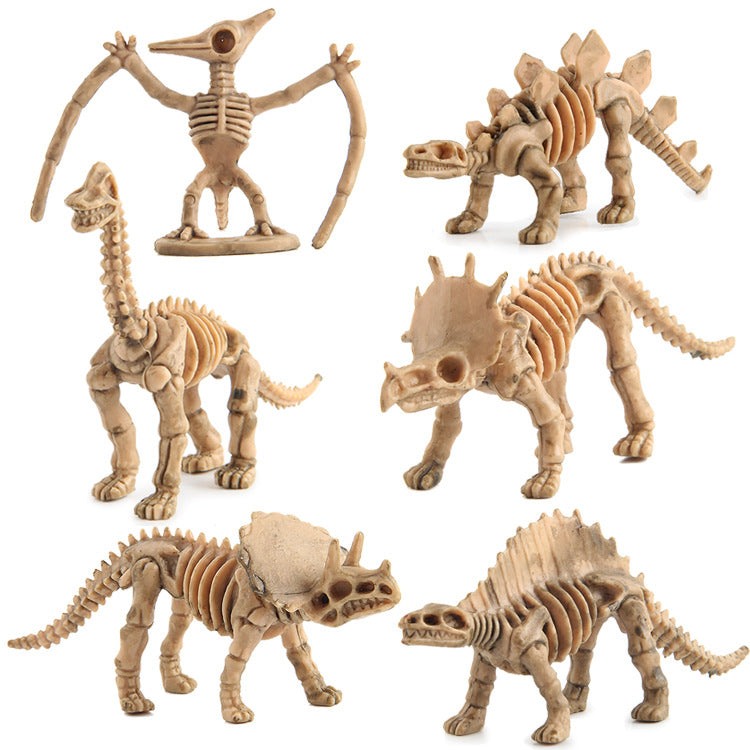 Dinosaur Skeleton Fossils Assorted Bones Figures Toys Doll Model Playset - Trotters Independent Traders