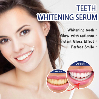 Oralhoe Teeth Whitening Serum, Remove Stains Yellow Dirt Deep Cleaning Whitening Essence