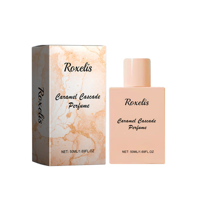 Roxelis Caramel Cascade Perfume, Fragrance Natural Fresh Not Pungent Lasting Fragrance Exudes Charm Dating Atmosphere Niche Perfume