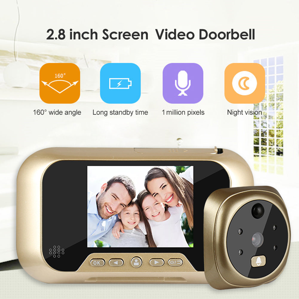 Infrared Night Vision Camera Visual Peephole Doorbell - Trotters Independent Traders