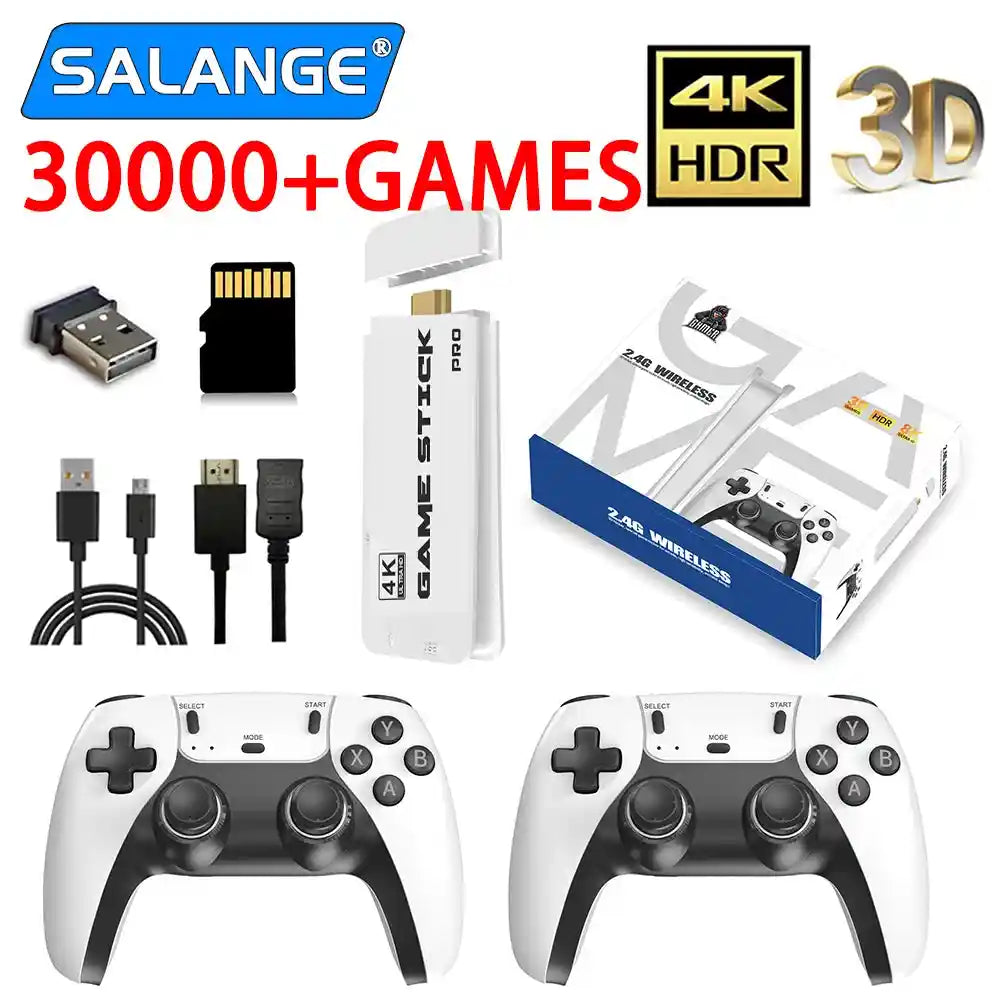 Pro Game Stick 64G 30000+ Video Game Console Retro Game TV Stick