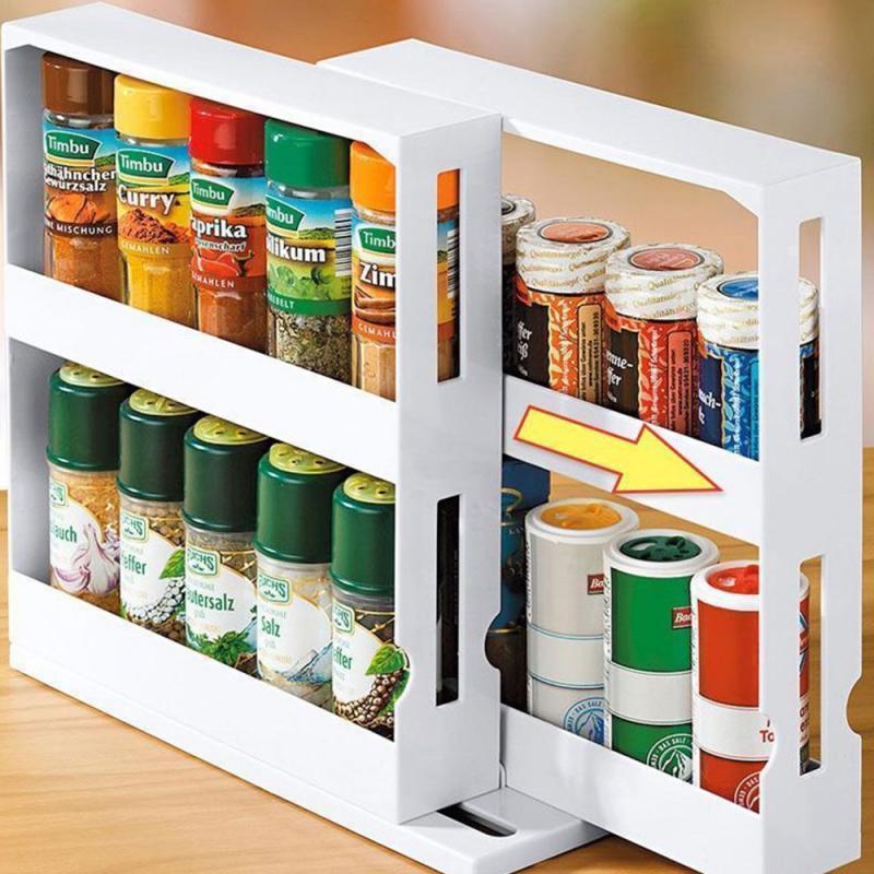 Kitchen rotating rack spice rack - Trotters Independent Traders