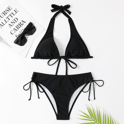 Lady Sexy Swimming Fashion Swimming Suit Fashion Separate Sexy Bikini with Bra Pads No Steel Bra Swimsuit - Trotters Independent Traders