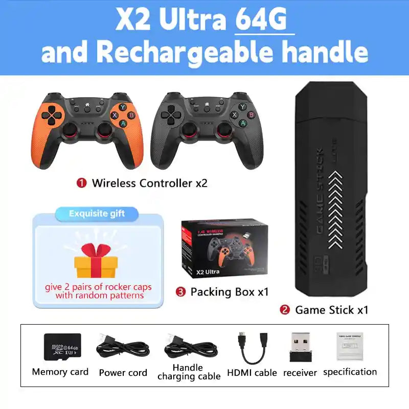 Ultra Video Game Stick Console 4K HD30000 Games 128G Retro Games