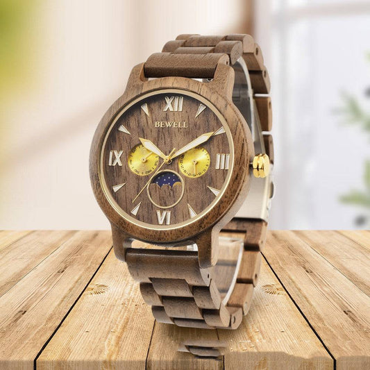 Fashion Sports Quartz Wooden Watch - Trotters Independent Traders
