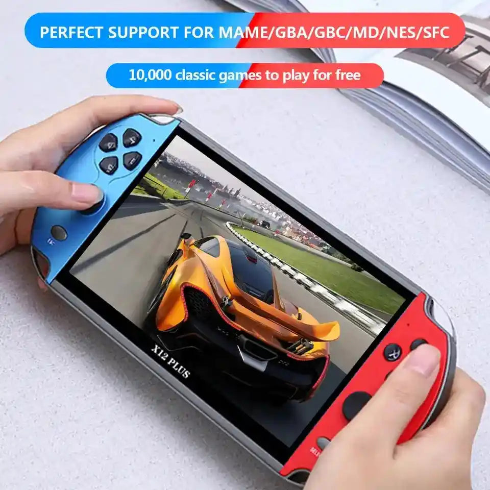 Handheld Game Console 7.1 inch HD Screen Portable Retro Video Gaming