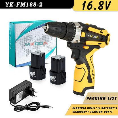 Cordless Rechargeable Drill Screwdriver Lithium Battery