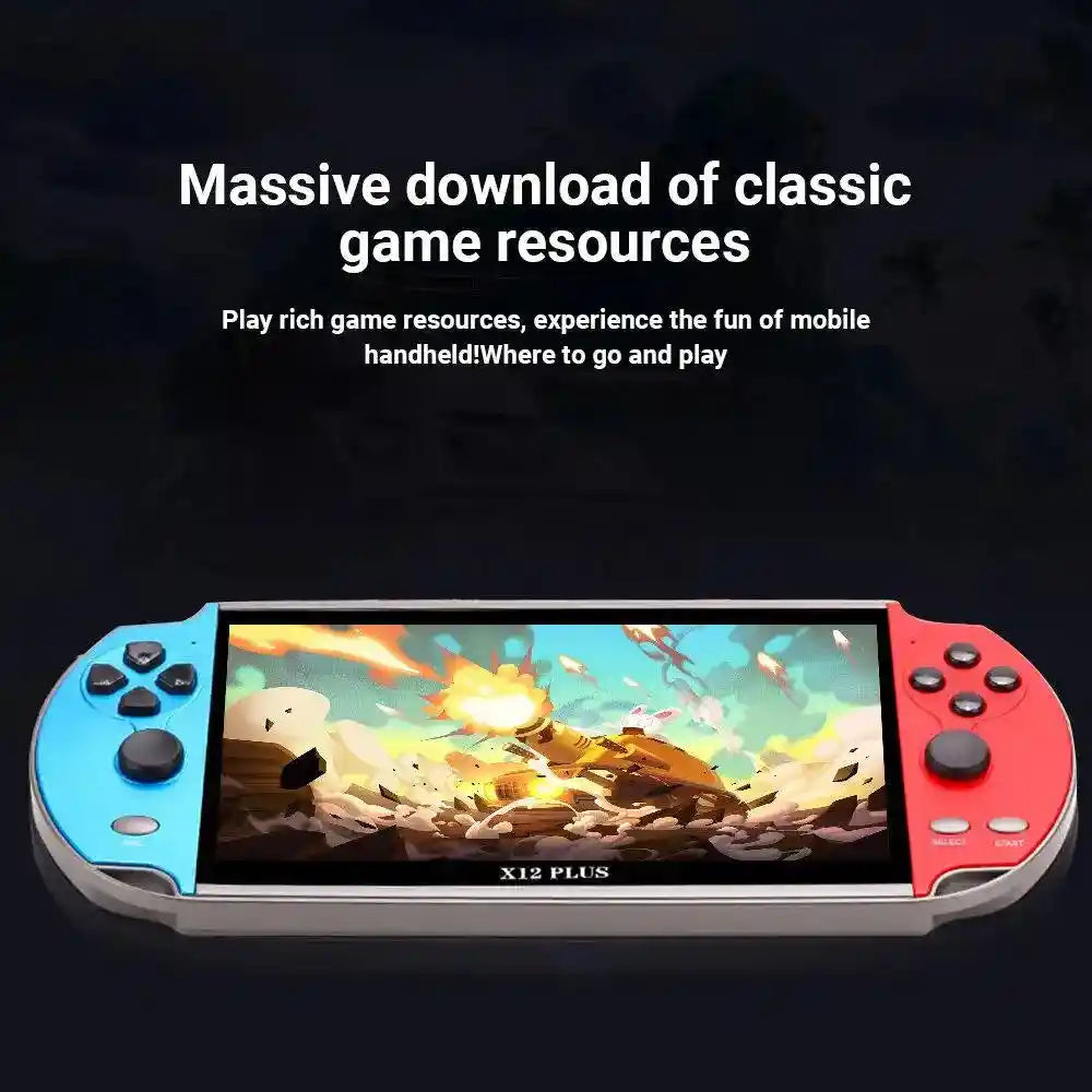 Handheld Game Console 7.1 inch HD Screen Portable Retro Video Gaming