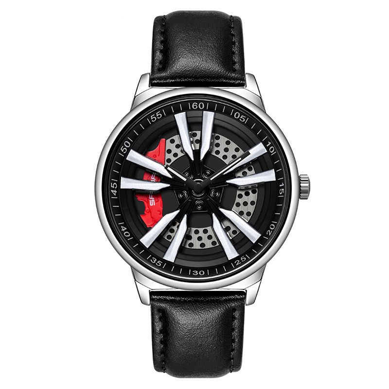 Men's Creative Cool Dial Rotating Wheel Quartz Watch - Trotters Independent Traders