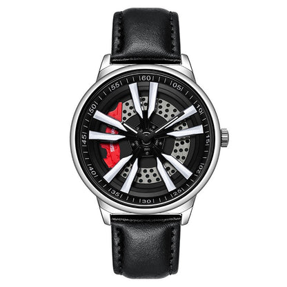 Men's Creative Cool Dial Rotating Wheel Quartz Watch - Trotters Independent Traders