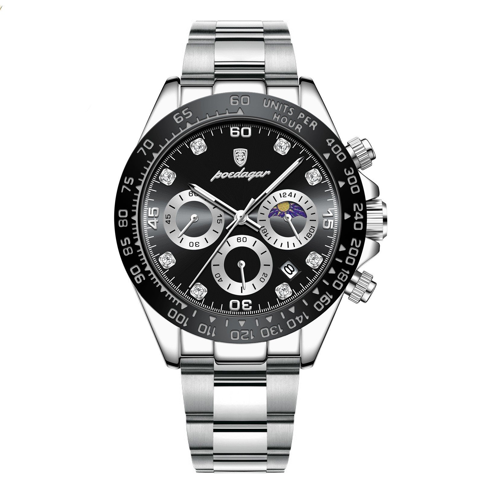 Men's Multi-functional Fashion Waterproof Quartz Watch - Trotters Independent Traders