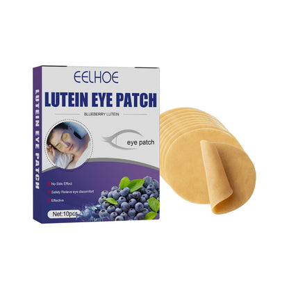 EELHOE Blueberry Lutein Eye Care Patch, Relieve Eye Fatigue Cold Compress Sleep Eye Care Close Eye Mask Patch