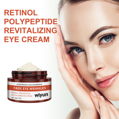 Wiyun Retinol Polypeptide Revitalizing Eye Cream, Firming Skin Around Eyes Lighten Dark Circles Crow's Feet Moisturizing Eye Cream