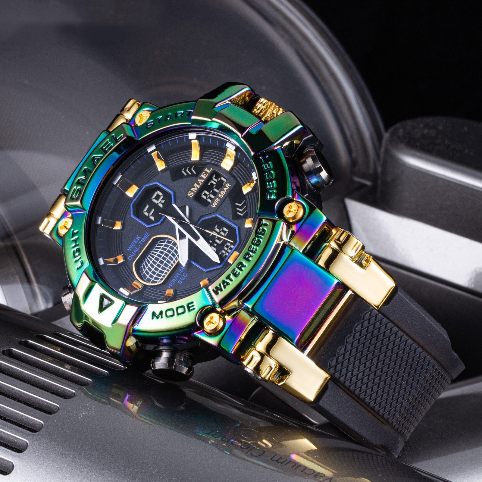 Colorful Alloy Watch Men's Outdoor - Trotters Independent Traders