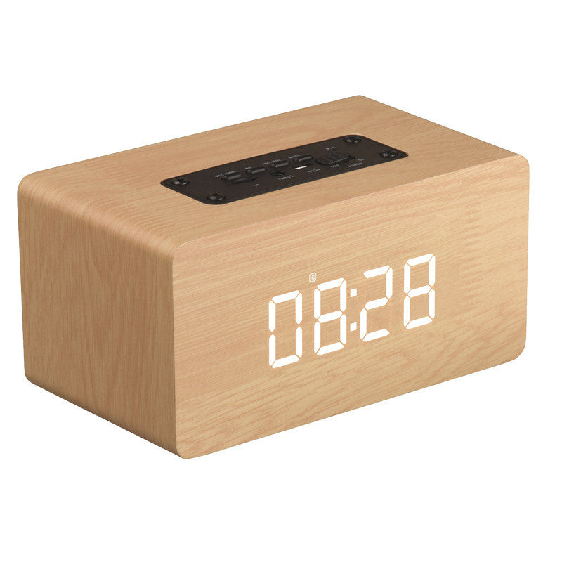 Clock Version Wooden Bluetooth Speaker - Trotters Independent Traders