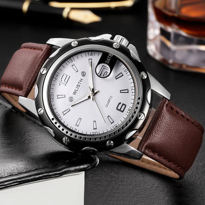 Calendar Business Quartz Watch for Professional Man