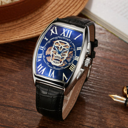 Wine Barrel Mechanical Men's Watch Cool Gift Ideas