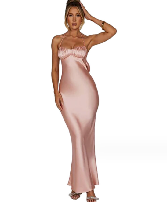 KALI MAXI DRESS - BLUSH - Trotters Independent Traders