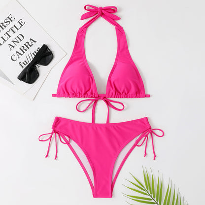 Lady Sexy Swimming Fashion Swimming Suit Fashion Separate Sexy Bikini with Bra Pads No Steel Bra Swimsuit - Trotters Independent Traders