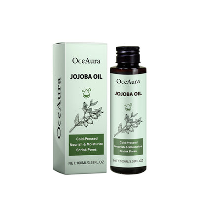 OceAura Jojoba Oil, Smoothing Frizzy Luster Strong Scalp Hair Soft Nourishing Oil