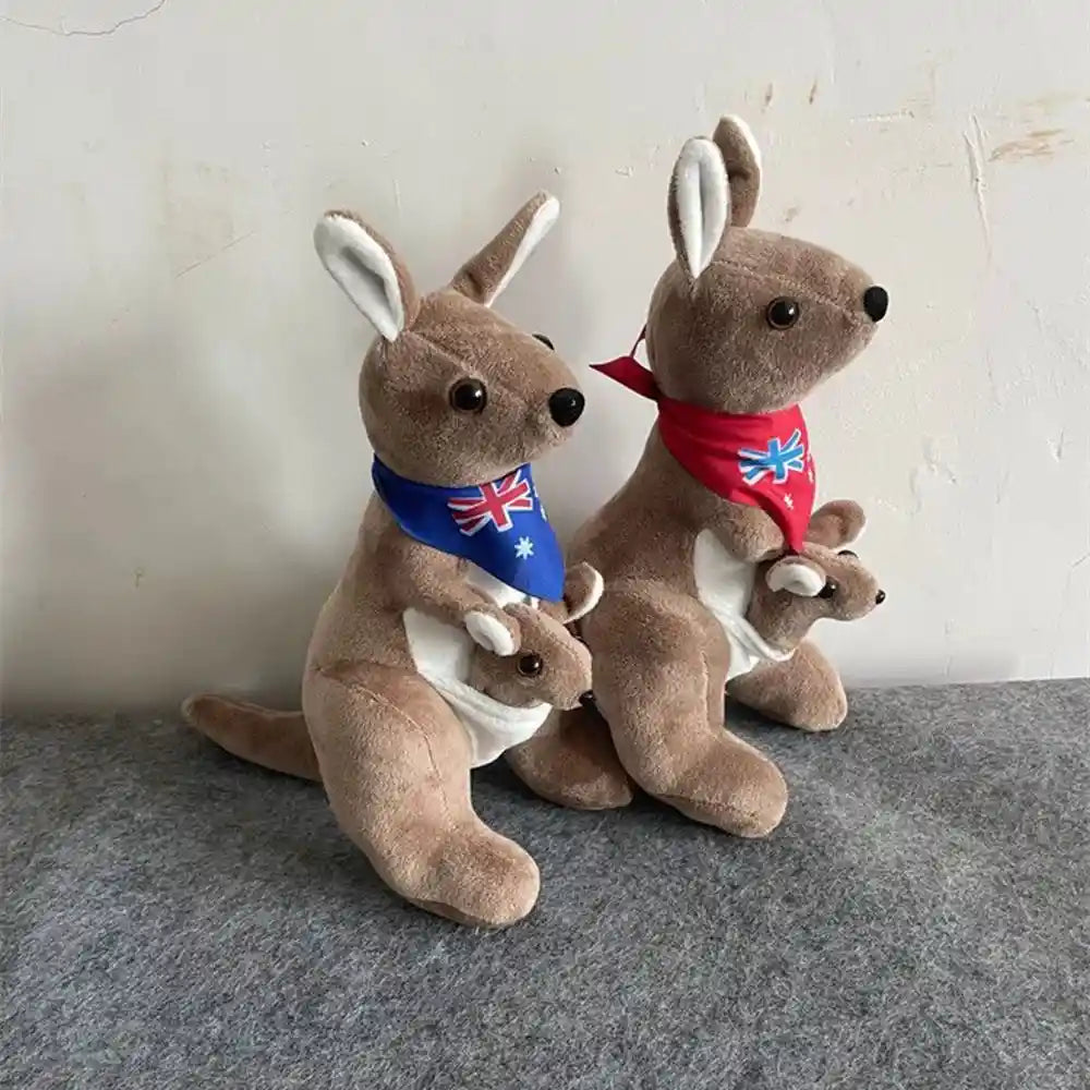 Kangaroo & Joey P Toy Kangaroo Cute Doll