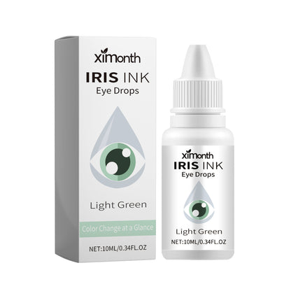 Ximonth Iris Ink Eye Drops, Relieve Eye Fatigue And Dry Blurred Vision Moist Eye Color Eye Care Drops