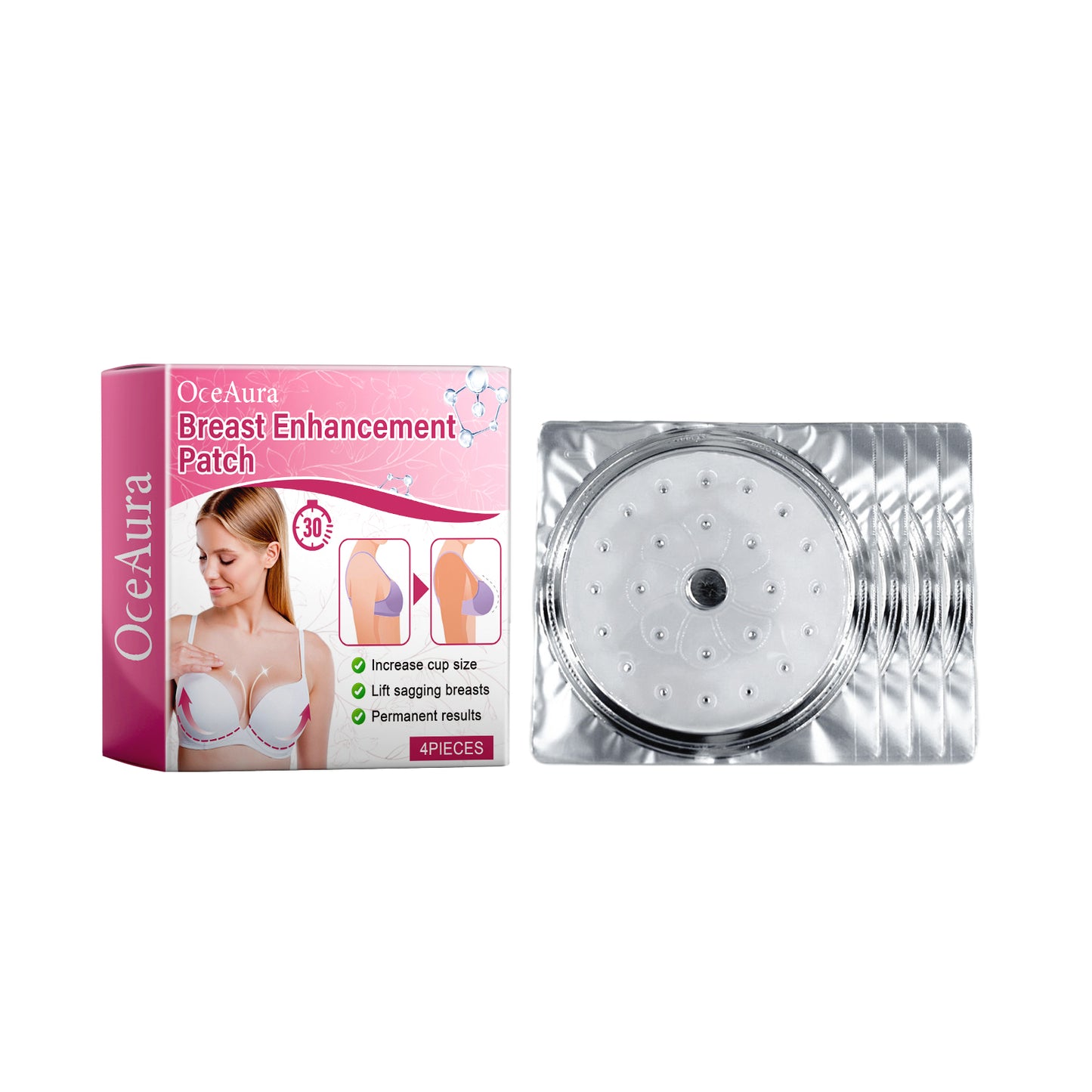 OceAura Breast Enhancement Patch, Lift Chest Firming And Plump Anti-Sagging And Firm Chest Care Tape