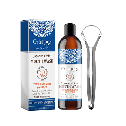 Oralhoe Teeth Rinse, Deep Clean Mouth Fresh, Deodorizing And Whitening Teeth Stain Removing Mouthwash