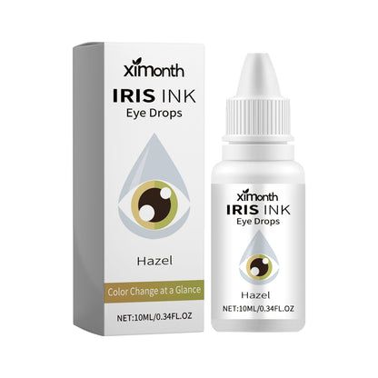 Ximonth Iris Ink Eye Drops, Relieve Eye Fatigue And Dry Blurred Vision Moist Eye Color Eye Care Drops