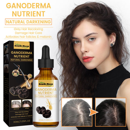 South Moon Black Ganoderma Lucidum White Black Black Hair Nourishing Hair Nourishing Hair Moisturizing Hair Repair Massage Essence