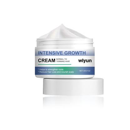 Wiyun Intensive Growth Cream, Scalp Massage Repair Nourish Hair Root Thick Soft Hair Fluffy Hair Care Cream