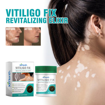 Ximonth Vitiligo Fix Revitalizing Elixir, Lighten Skin Spots Even Skin Tone Moisturizing Body Care Repair Cream