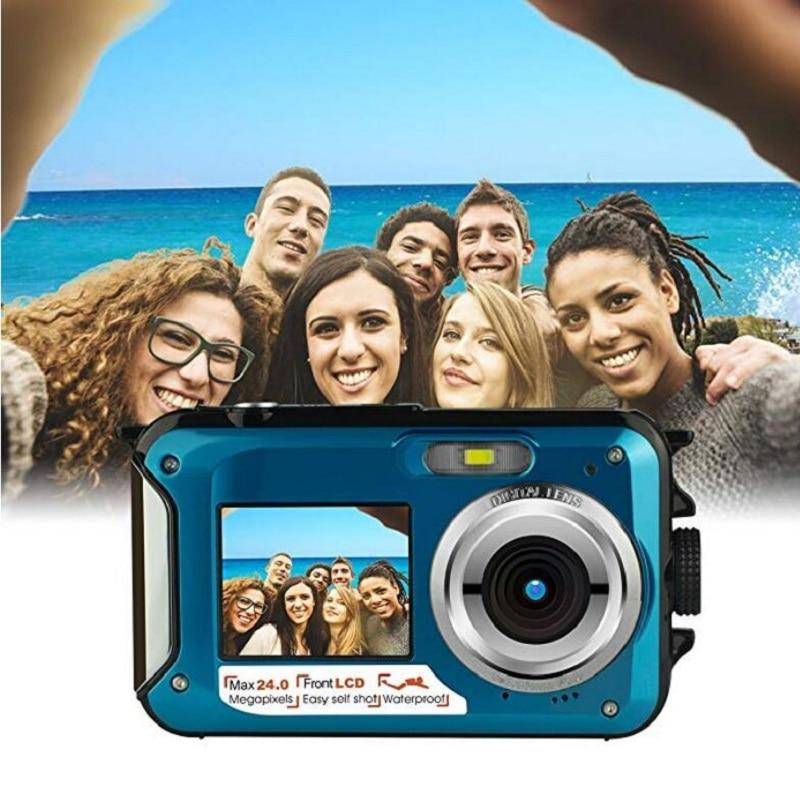 Dual-screen waterproof HD digital camera - Trotters Independent Traders