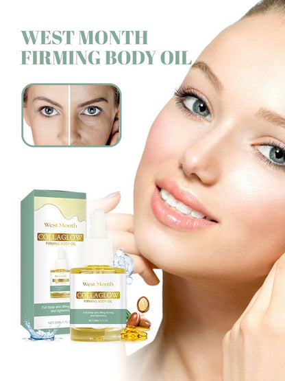 West Month Firming Body Care Oil, Smoothing Wrinkles, Firming Skin, Moisturizing Anti-Wrinkle Body Oil