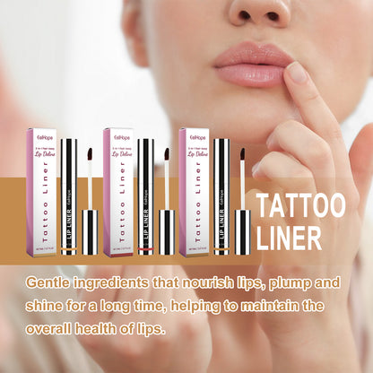 Eelhope Tattoo Liner, Outline Lip Shape And Develop Lip Color Lasting Waterproof And Not Easy To Fade Peeling Lip Liner